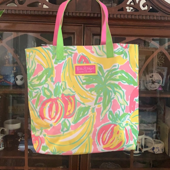 Lilly Pulitzer tote bag / beach bag - Picture 2 of 4